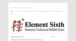 Desktop Screenshot of elementsixth.com